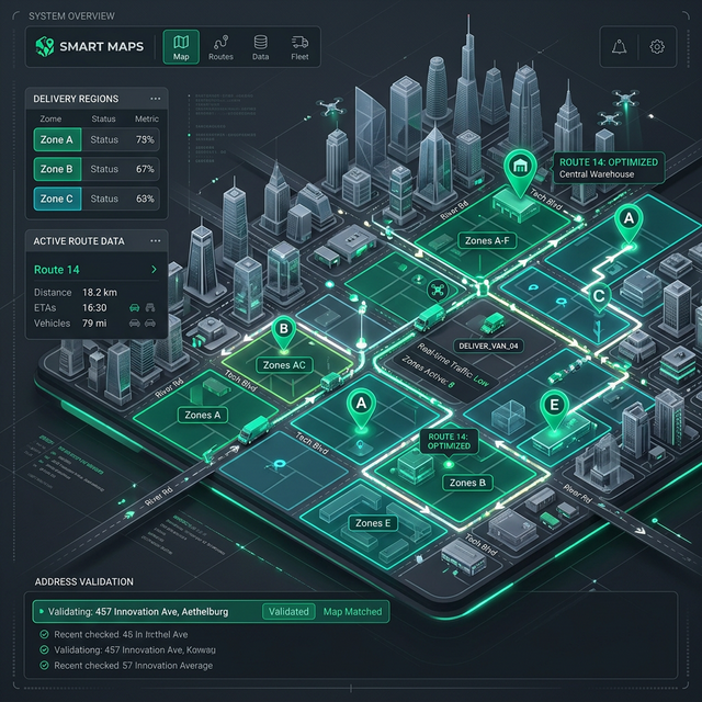 Smart Mapping System Integration