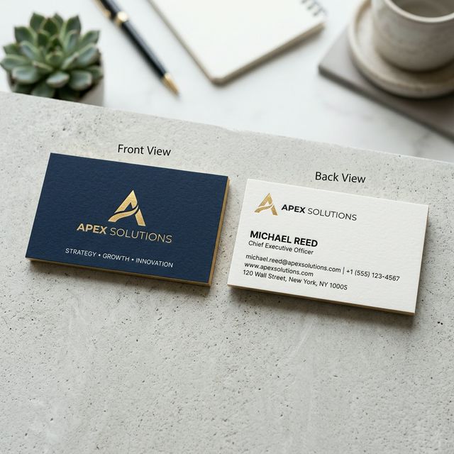 Business Card Design Sample