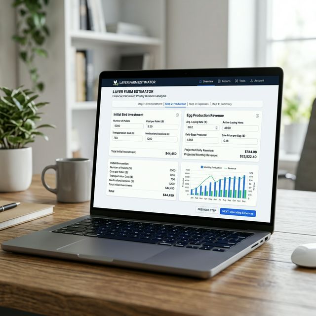 Layer Farm Estimator Mockup